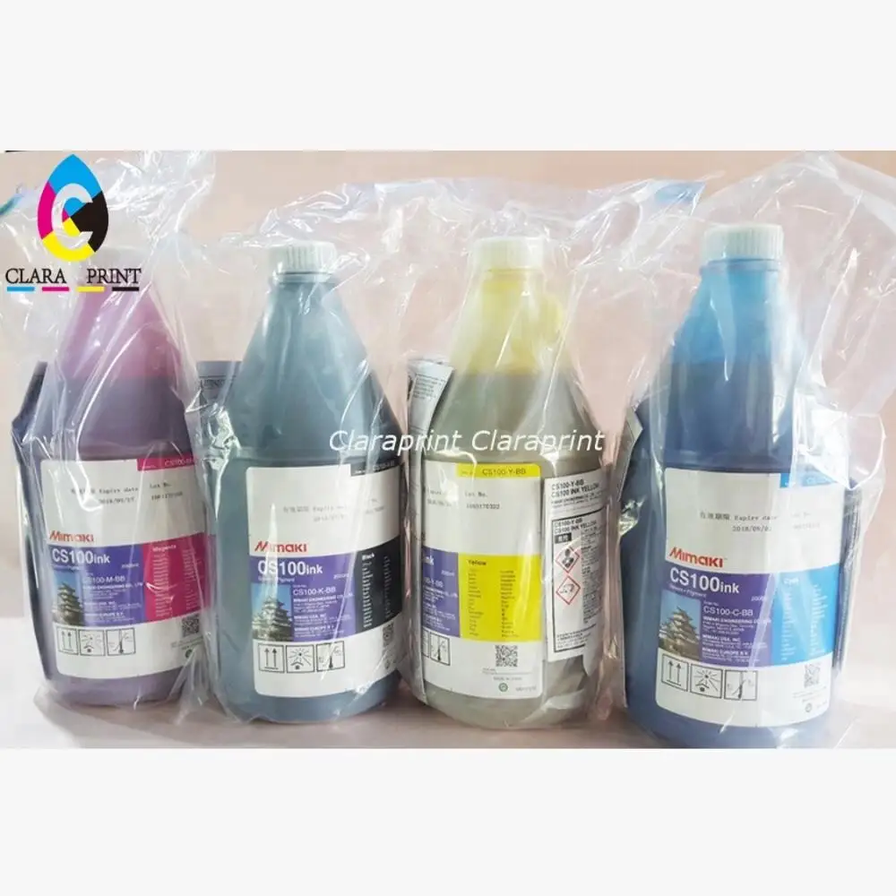 Оригинальные чернила Mimaki CS100 с чипом пигментные краски растворителем 6 цветов (C M Y