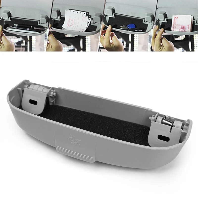 

Galant Lioncel ASX RVR Car Glasses Case Soveran Holder box Accessories Car styling For Mitsubishi Pajero V73