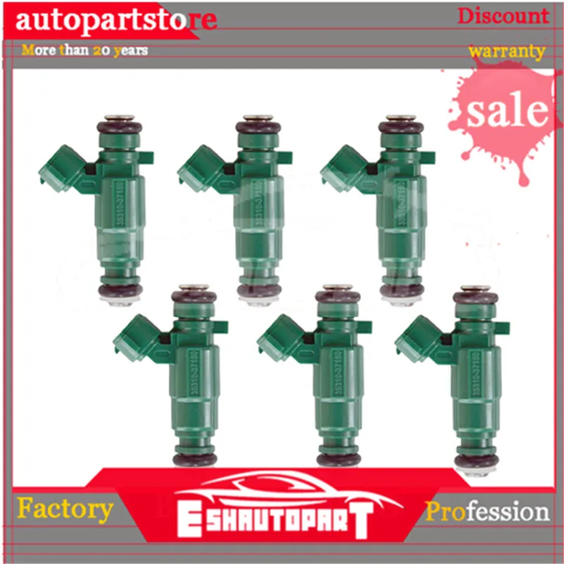 6 x шт топливный инжектор для hyundai Санта Tucson Tiburon Kia Rio Rio5 ОПТИМА Sportage 1 2 0 7 3 5 35310-37150