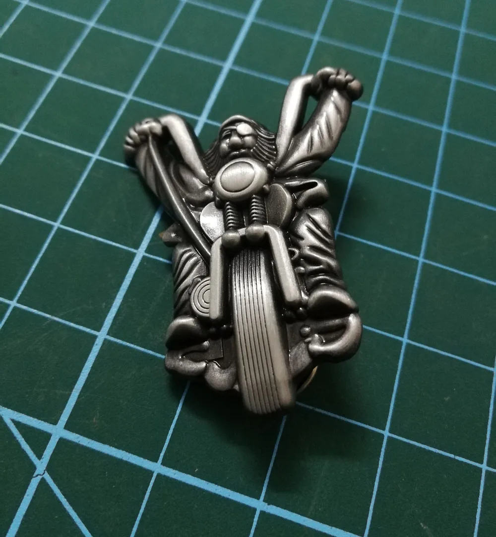 Броши на булавке для мотоциклетной куртки одежды броши Байкерской жилета обуви