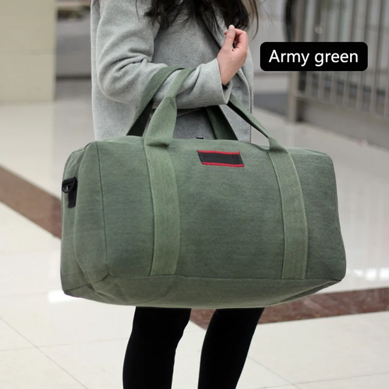 Мужская Холщовая Сумка FONTO портативная Простая Дорожная сумка через плечо