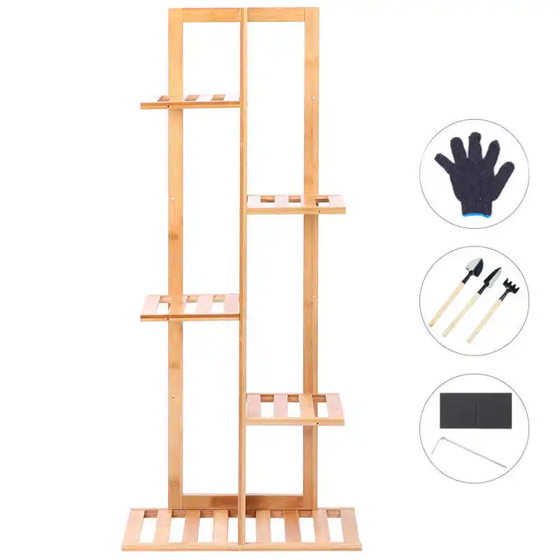 Цветочный горшок стеллаж для выставки товаров мульти Слои горшки растений и