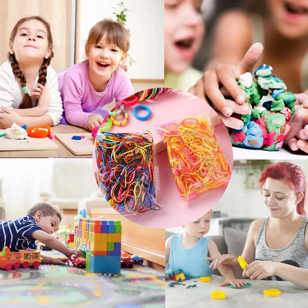 Детские цветные нейлоновые эластичные повязки для волос маленьких девочек Набор