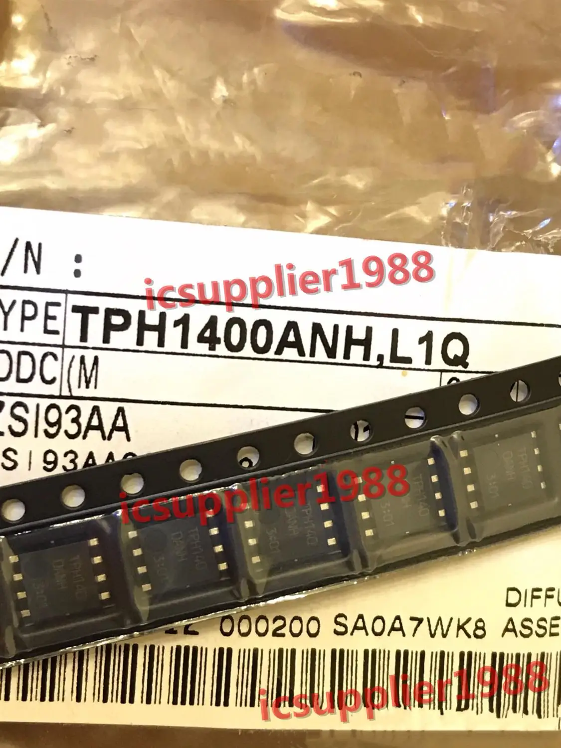 

TPH1400ANH,L1Q MOSFET N CH 100V 24A 8-SOP 10 шт./лот