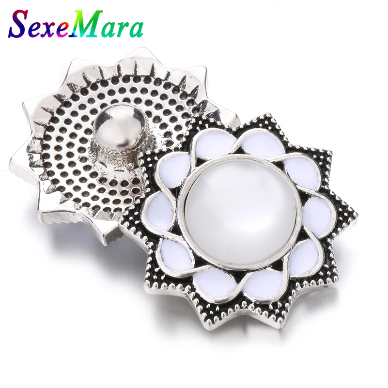 6 шт./лот новинка 18 мм ювелирное изделие цветок из горного хрусталя металлические