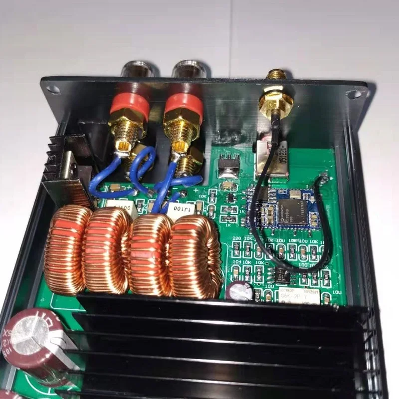 Усилитель мощности WEILIANG AUDIO TDA7498E 2.0 класса D миницифровой с Bluetooth 5.0 максимальной выходной мощностью 160 Вт * 2.