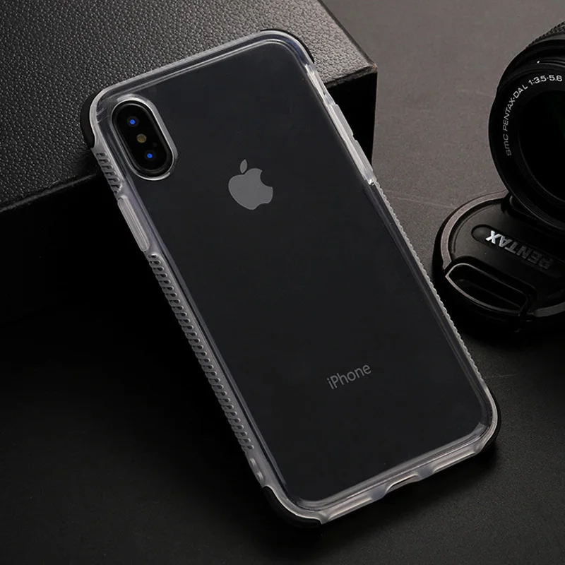 Роскошный прозрачный противоударный чехол для телефона IPhone X XS XR MAX 8 7 6S Plus