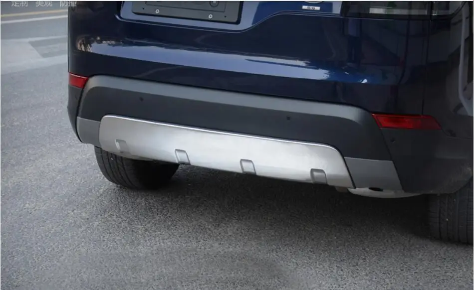 Защита переднего + заднего бампера из нержавеющей стали противоскользящая