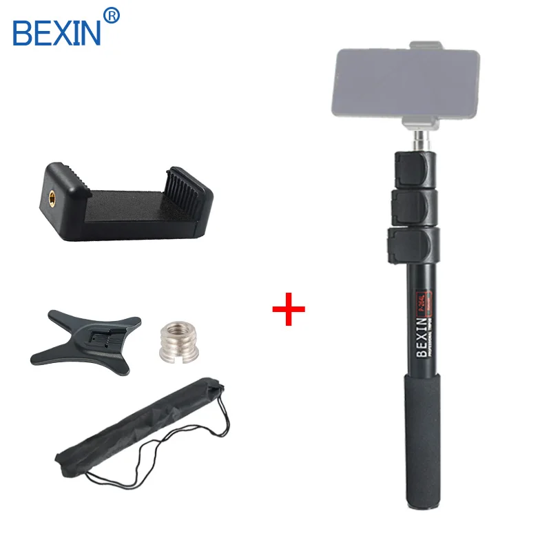 Set 3 Exten Штатив для фотосъемки, держатель для вспышки, палка для селфи, палка для рук, монопод, поддерживающий светильник, кронштейн для штанги - Цвет: Set 3