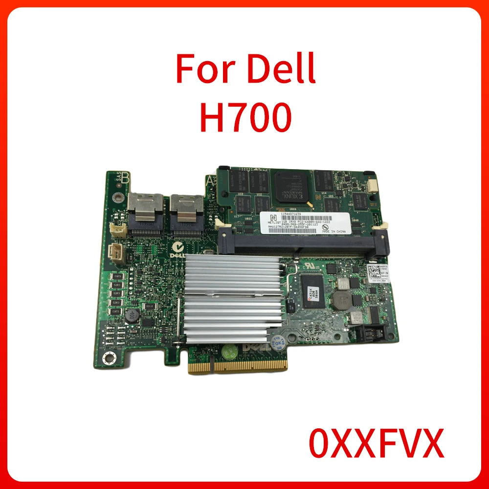

0XXFVX XXFVX For Dell R410 R510 R610 R710 R810 R910 Perc H700 6Gb/S Server Smart Array Card RAID Controller Card 512M Cache