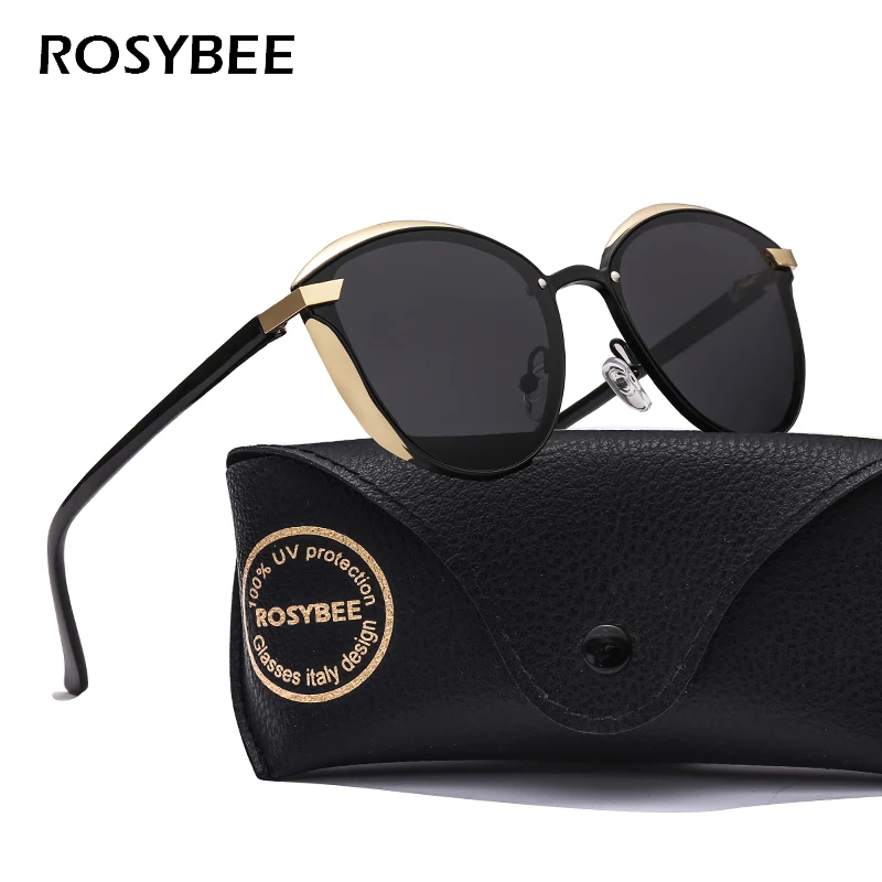 ROSYBEE кошачий глаз солнцезащитные очки женские поляризационные модные для