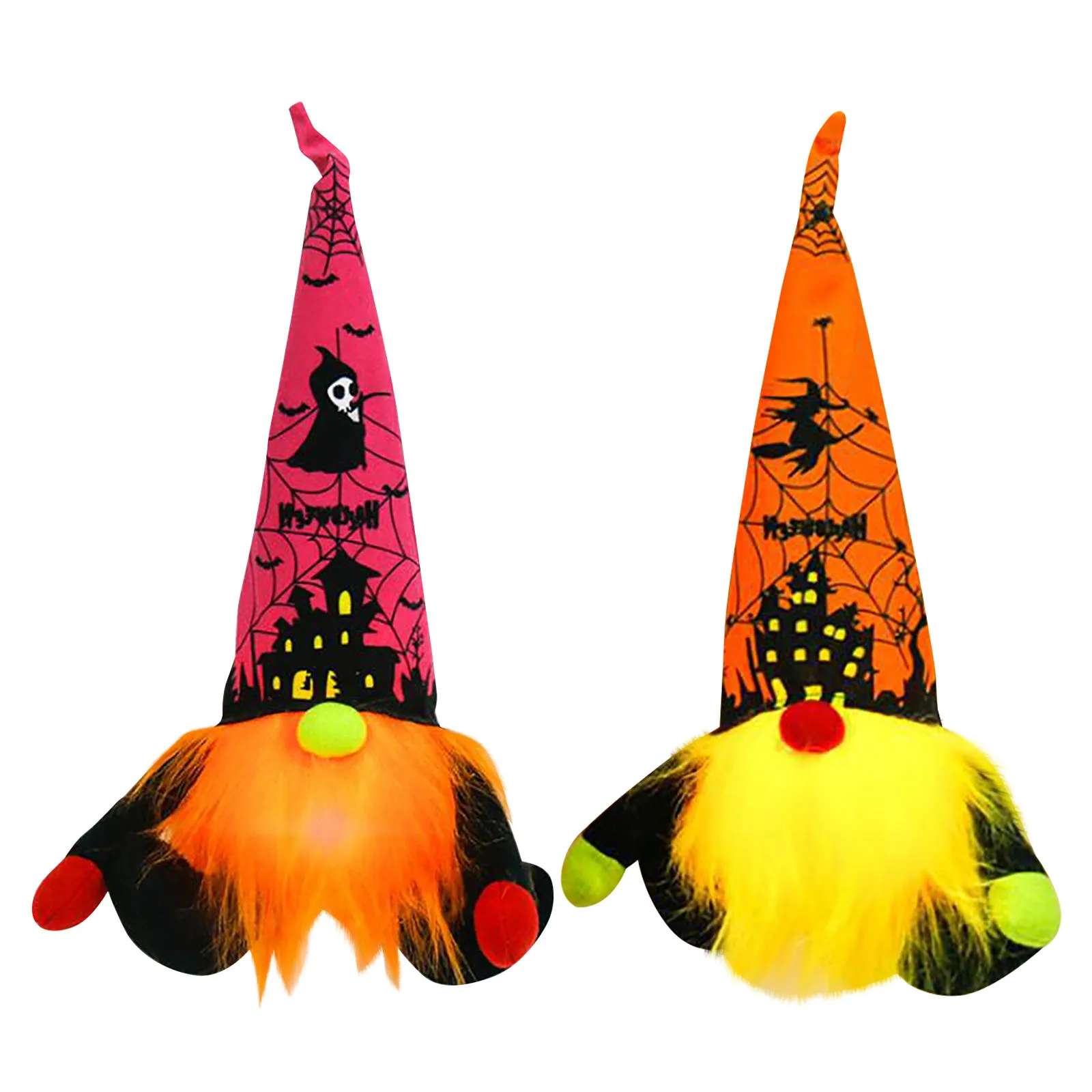 

Halloween Illuminated Doll Faceless Doll Ghost Festival Vampire Dwarf Glowing Cartoon Dwarf Elf Doll Scene Decoration #36