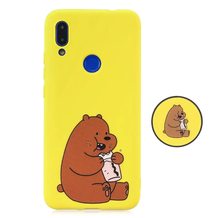 A8 Huawei Y5 Y6 Y7 силиконовый чехол с мультяшным рисунком для huawei Y6 Prime Coque Honor 8S чехол милый Стенд мягкие чехлы для телефонов - Цвет: A8