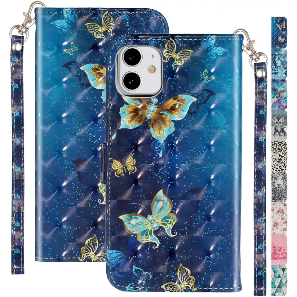 Симпатичный кошелек для телефона с откидной крышкой Huawei P20 Lite Plus Pro 2018 женская