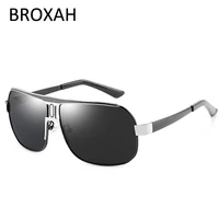 oversized sunglasses men polarized car driving glasses male pilot sunglasses retro metal eyewear uv400 oculos de sol