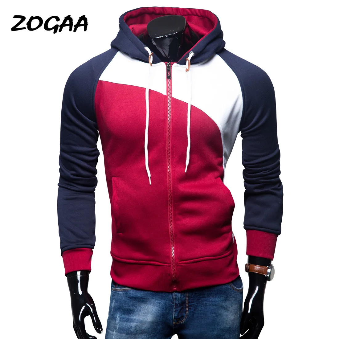 

ZOGAA Hoodies Men Autumn Winter New Hooded Men's Sweater Fashion Slim Casual Zipper Jacket Oversize Sweatshirt Lounge Wear Chic
