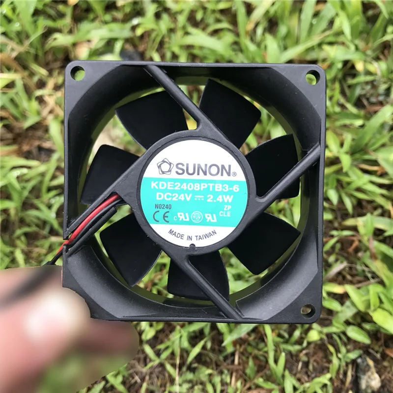 

8025 KDE2408PTB3-6 24 в 2,4 Вт вентилятор преобразователя частоты воздуходувка 3200 об/мин оригинального промышленного компьютера