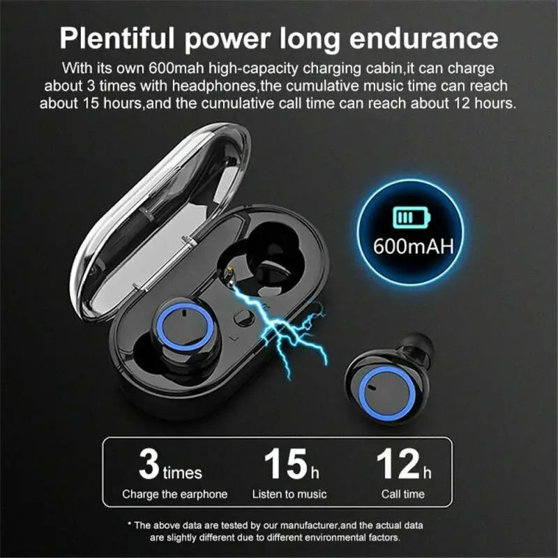 6 видов цветов TWS беспроводные наушники Bluetooth водонепроницаемые стерео