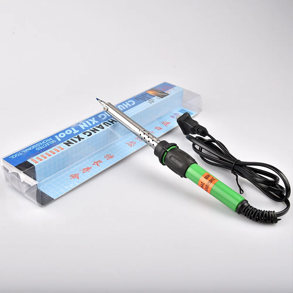 Электрический паяльник 60 Вт с внешним нагревом и пластиковой ручкой|Паяльные