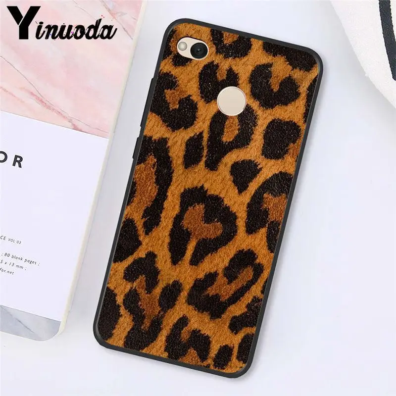 Yinuoda модные с животными Леопардовый принт чехол для телефона для Xiaomi mi5 6 A1 A2 Lite Mi9 9SE mi8lite 8explorer Pocophone F1