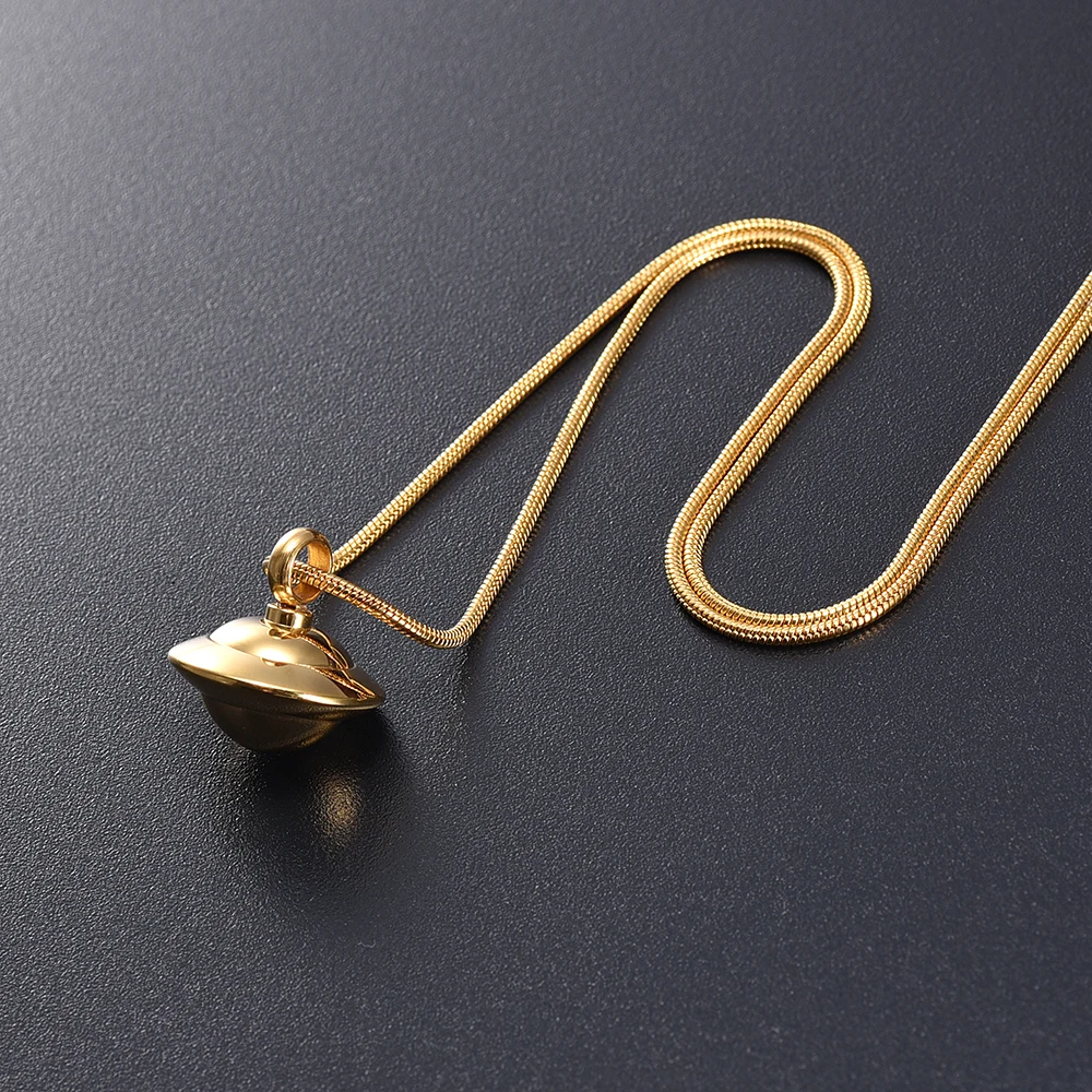 IJD10065 памятный сувенир для кремации из нержавеющей стали золотой космический