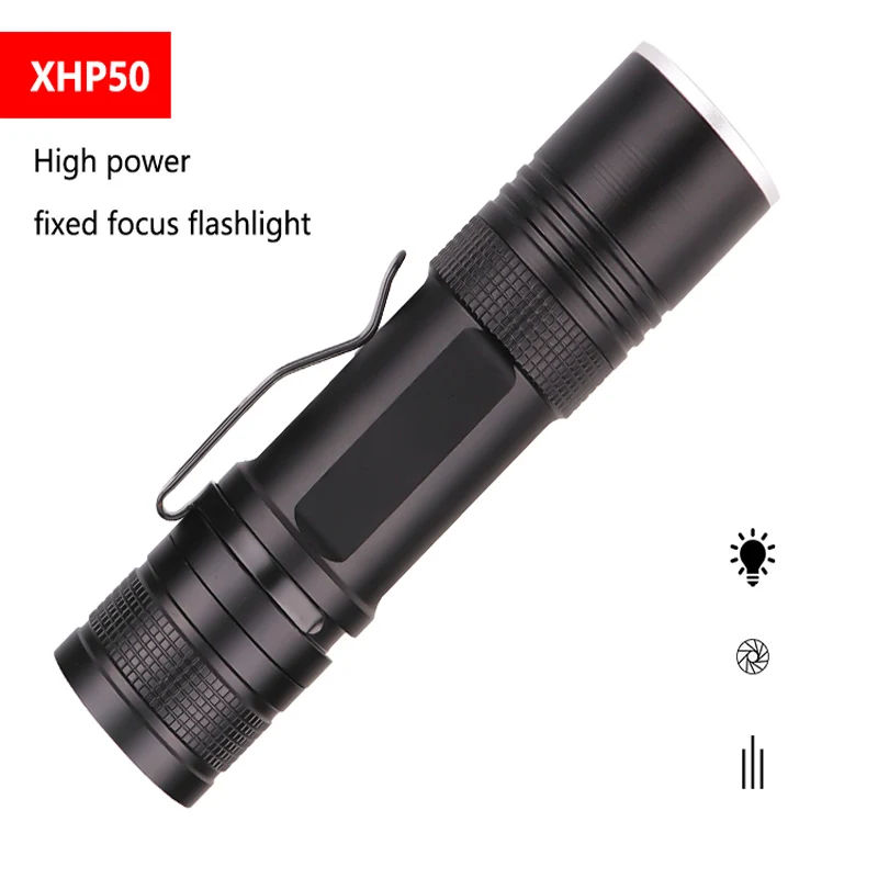 ZK20 супер яркий XHP50 светодиодный фонарик водонепроницаемый фонарь USB зарядное