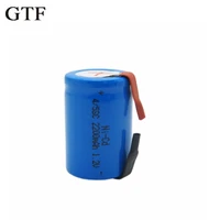 gtf rechargeable battery 2 parts sub c 45 v 1 2 mah with tab