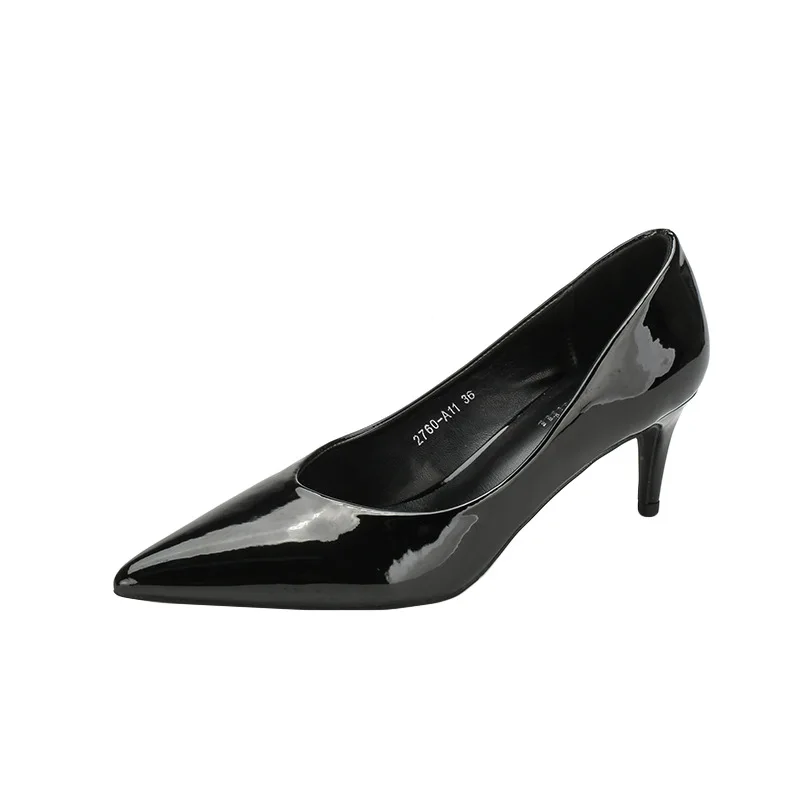 Туфли-лодочки женские с острым носком брендовые дизайнерские туфли на низком