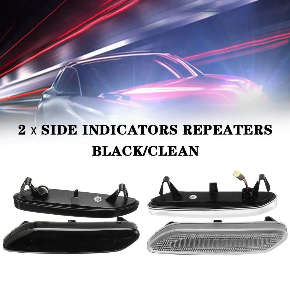 

12 В 3 Вт светодиодный, боковой, габаритный фонарь, 1 пара, левый и правый указатель поворота, светильник для BMW Mini R60 R61, автомобильные аксессуар...