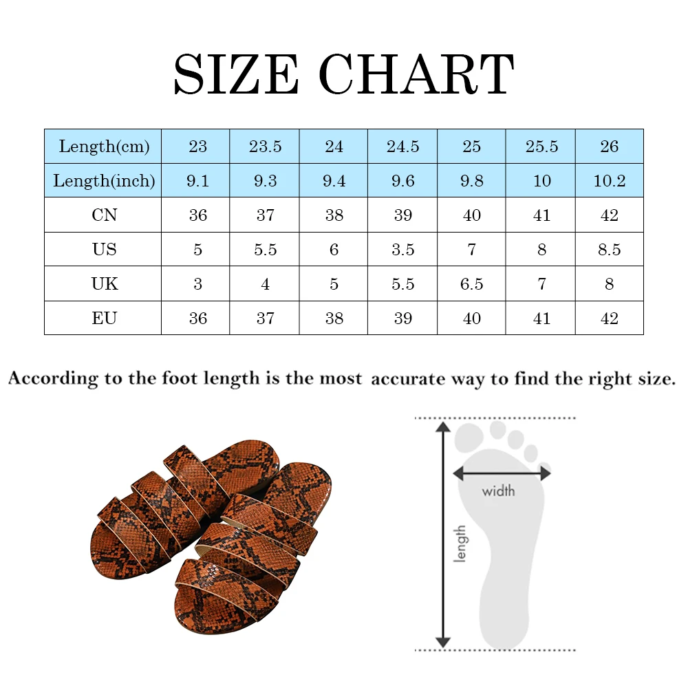 Новинка 2020 года Женские сланцы со змеиным узором Двухслойные сандалии Женская