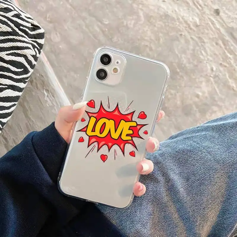 

Sexy lips lipstick flamingo Phone Case For iphone 12 11 8 7 6s 6 5 5s 5c se plus mini x xs xr pro max Transparent soft