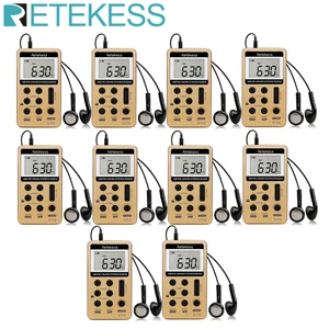 Радиоприемник RETEKESS V112, FM AM, 2 диапазона, 10 шт.
