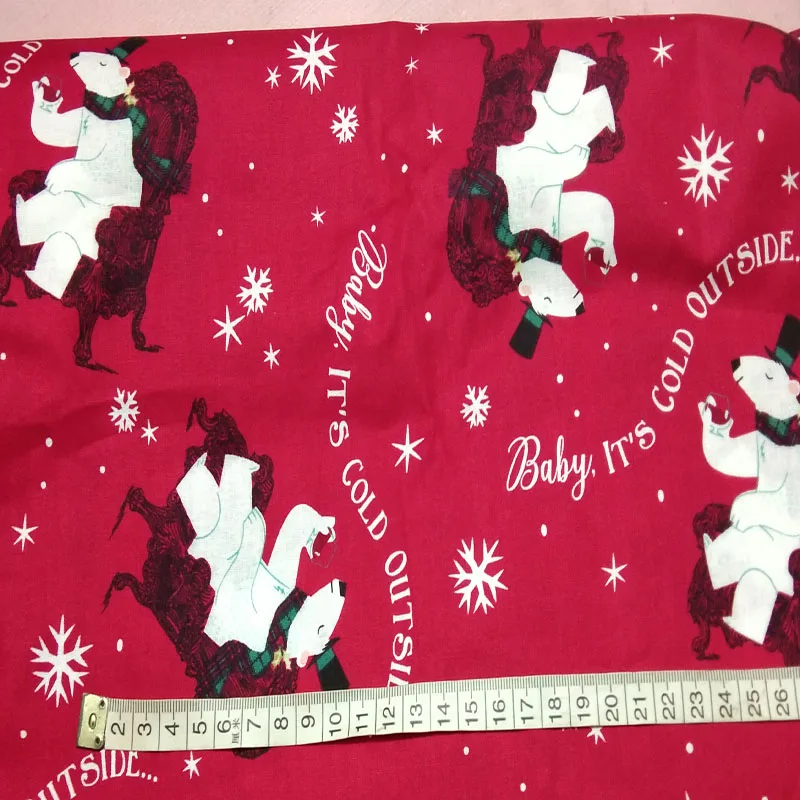 Симпатичный Рождественский стул с красным медведем снежинка принтом