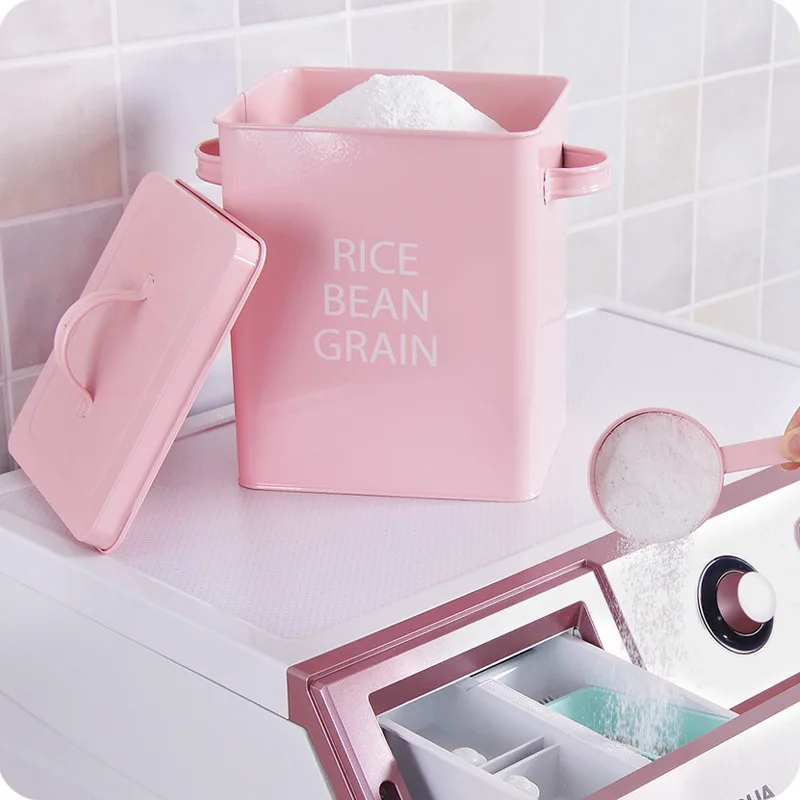 

Pet Grain Barrel Nuts Coffee Beans Candy Storage Box Washing Powder Barrel Surface Barrel Rice Barrel Kitchen Food Organization