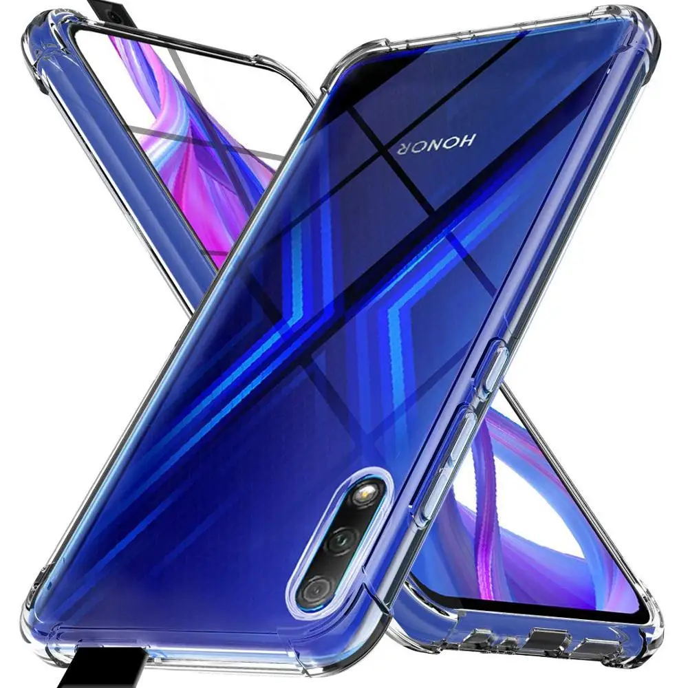 Чехол со стразами и подушками безопасности для Honor 9X 8X 8C 8A 8 Play 8s 9 10 Lite 10i 20 Pro 20i View