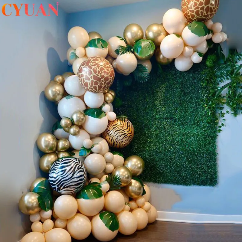 Воздушные шары из фольги с изображением животных для вечевечерние в честь Дня