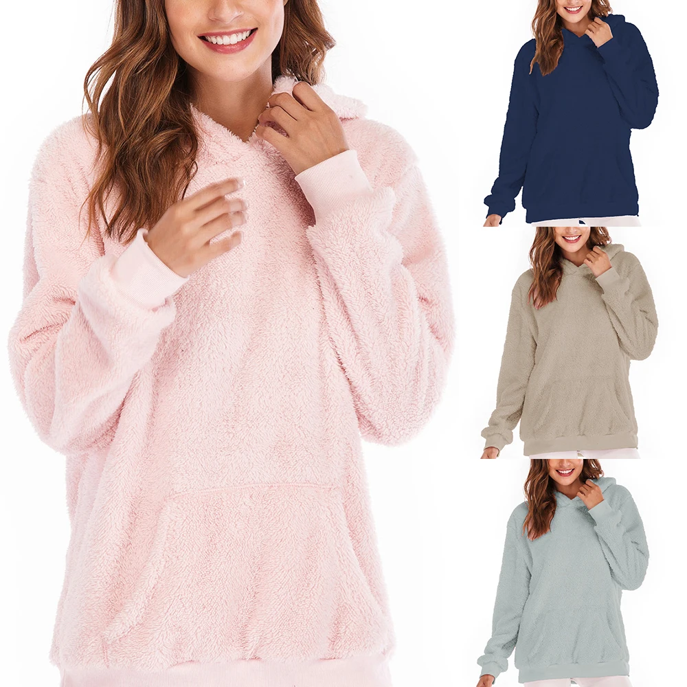 Женские однотонные свободные мягкие Пуловеры с длинным рукавом новинка 2019