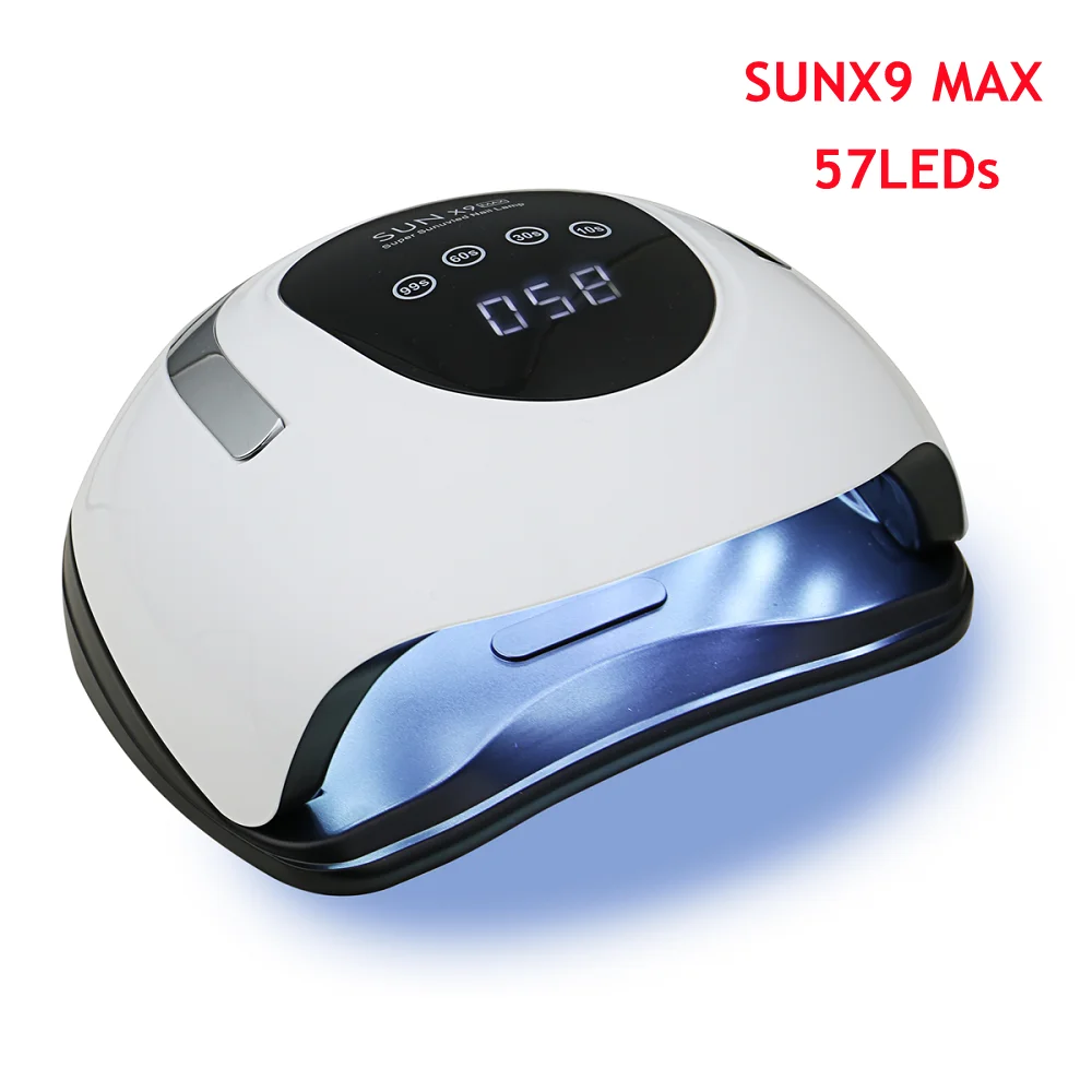 

LED Nail Dryer 114/36W Gel Polish Curing Lamp with Motion Sense LCD Display Quick Dry Lamp For Nails Manicure Tool SUN X9 MAX UV