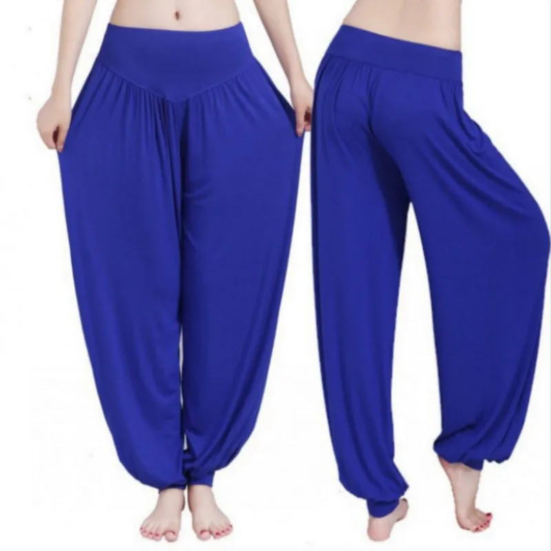 

New Women's Casual Harem Pants High Waist Dance Pants Women's Fashion Wide Leg Loose Pants Bloomers Pants Women's Plus Size