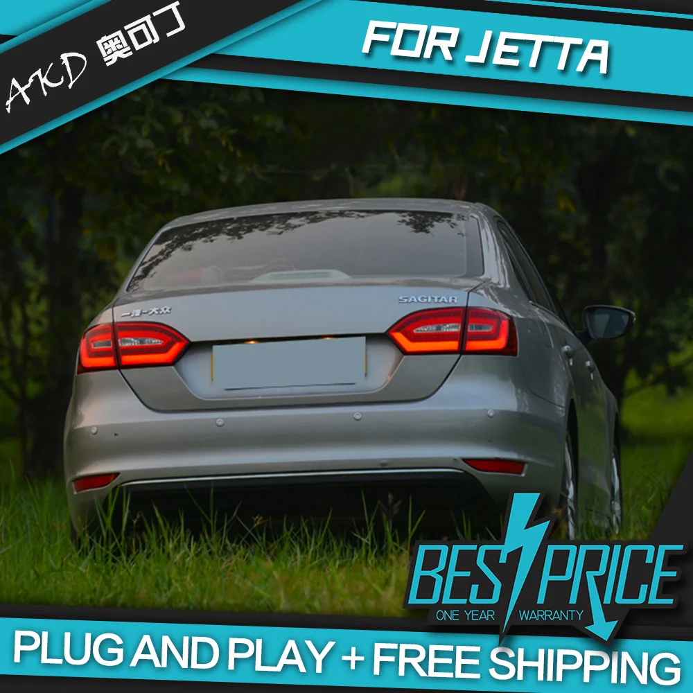 АКД автомобильного тюнинга задних фонарей для VW Jetta MK6 сигнальных огней