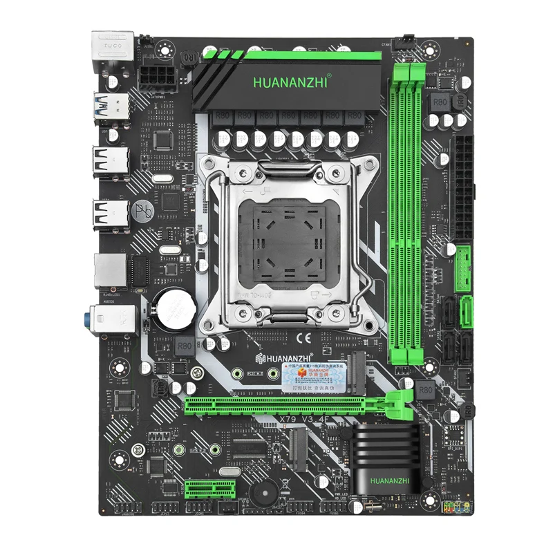 Bestellen HUANANZHI M-ATX X79 Motherboard Mit Dual M.2 SSD Slots CPU Intel Xeon E5 2620 V2 Marke RAM 8G REG ECC Bauen Motherboard Combo