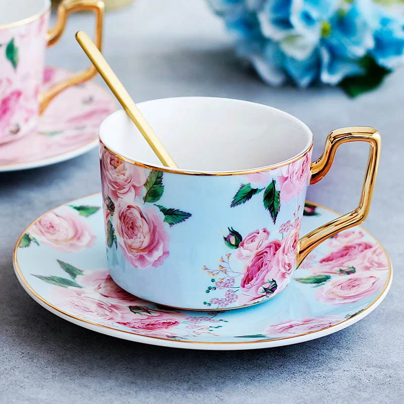 

Travel Modern Coffee Cup And Saucer Set Porcelain Travel Eco Friendly Cup And Saucer Reusable Tazas Originales Drinkware BD50CS
