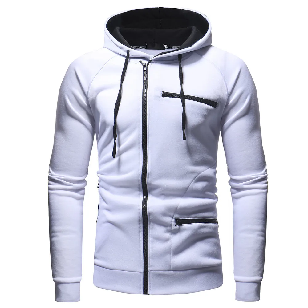 

ZNG Casual Men's Autumn Solid Sweatshirt Simple Stylish Male Long Sleeve Hoodie Sweatshirt Top Outwear Clothes sudadera hombre
