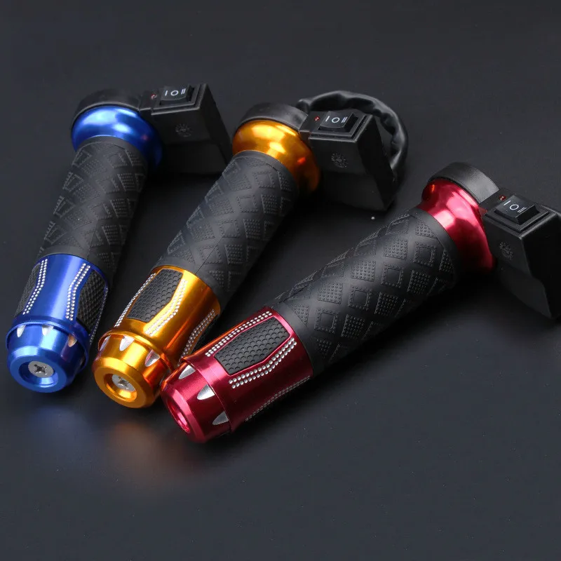 Мотоциклетные ручки с подогревом 22 мм 7/8 дюйма из алюминиевого сплава|Ручки для