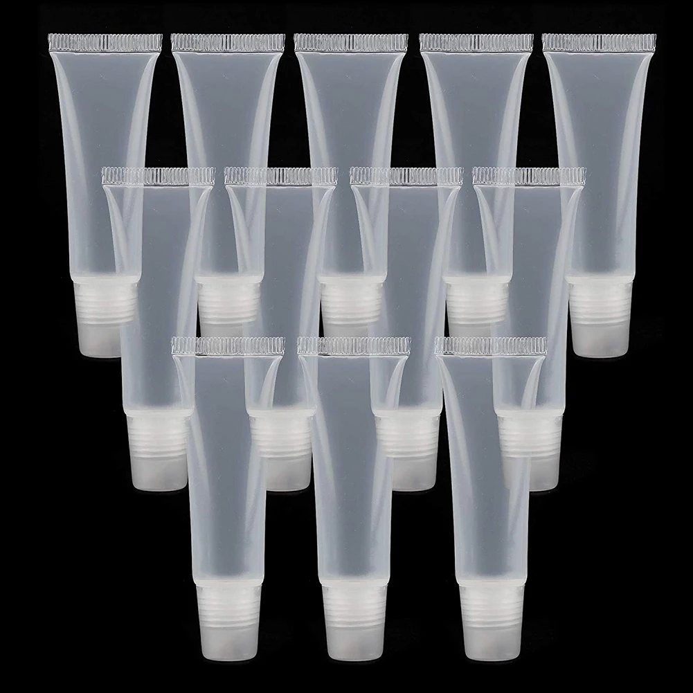 36 шт. 10 мл прозрачная трубка для блеска губ|Многоразовые бутылки| |