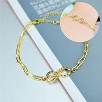 hot sale fashion infinite love gold color bracelet for women brand jewelry lover new year gift pulseras