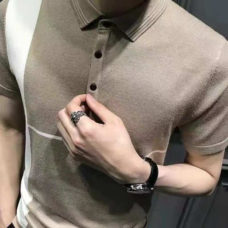 

Haute Qualit 2021 Bande Hommes Femmes Polo Classique Manches Courtes Homme Vtements Dcontract Luxe Designer Hau