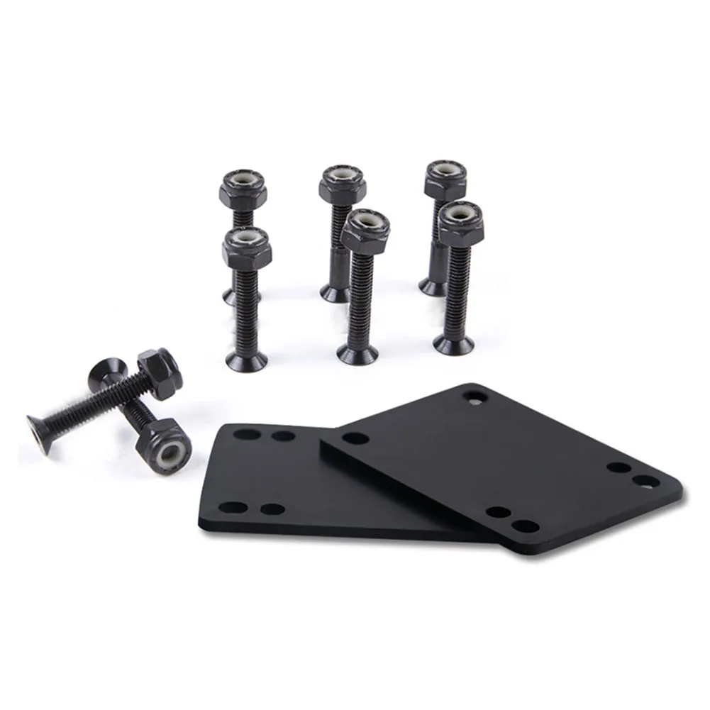 

Protective Repair Soft Nut Longboard Skateboard Riser Pads Set Accessories Sports 3mm 6mm Preventing Wheelbite Hardware Screws