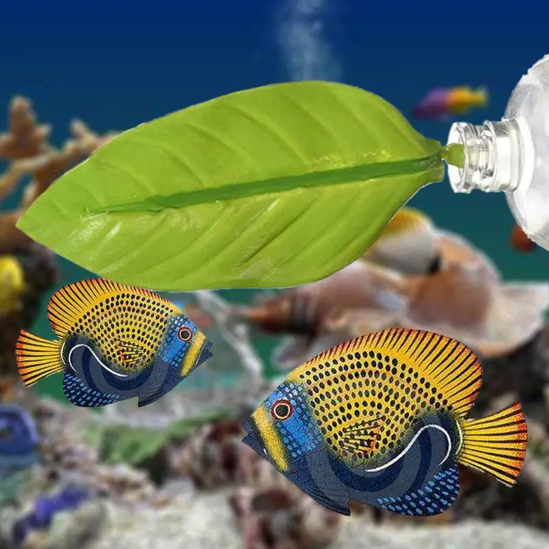 

Aquarium Fish Tank Artificial Leaf Hammock Decoration Landscaping Simulation