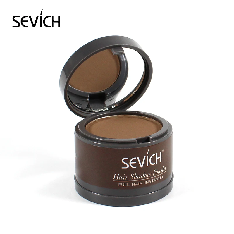 Sevich Hairline порошок 4 г Hairline тени порошок макияж консилер для волос Натуральное Покрытие унисекс продукт выпадения волос - Цвет: Brown